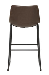 Michelle Two-tone Brown/Black Armless Bar Stools, Set of 2 by Coaster at Eve Furniture