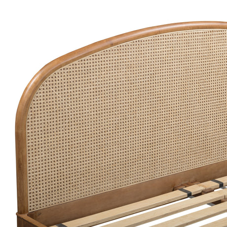Mico Natural Rattan Bed by TOV Furniture at Eve Furniture