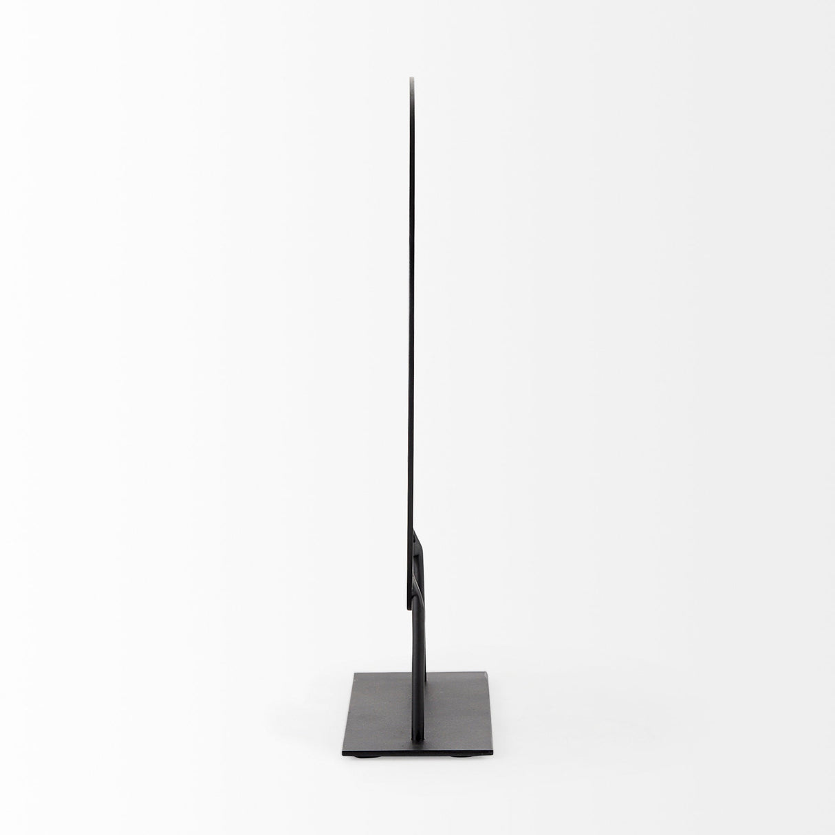 Micra Matte Black Metal Decorative Object on a Stand by Mercana at Eve Furniture