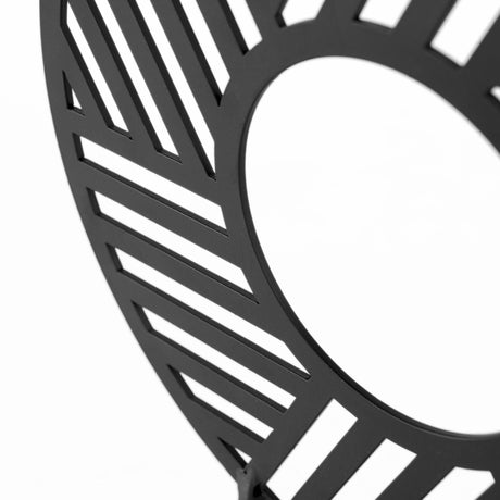 Micra Matte Black Metal Decorative Object on a Stand by Mercana at Eve Furniture
