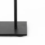 Micra Matte Black Metal Decorative Object on a Stand by Mercana at Eve Furniture