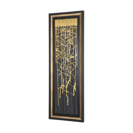 Midas Touch I by Barbara Fleming a Hand Embelished Textured Framed Art Print Matted under Glass by Mercana at Eve Furniture