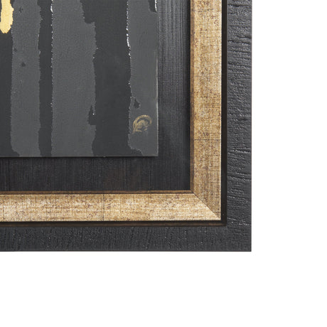 Midas Touch I by Barbara Fleming a Hand Embelished Textured Framed Art Print Matted under Glass by Mercana at Eve Furniture