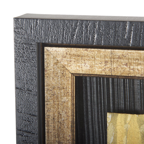 Midas Touch I by Barbara Fleming a Hand Embelished Textured Framed Art Print Matted under Glass by Mercana at Eve Furniture