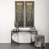 Midas Touch I by Barbara Fleming a Hand Embelished Textured Framed Art Print Matted under Glass by Mercana at Eve Furniture