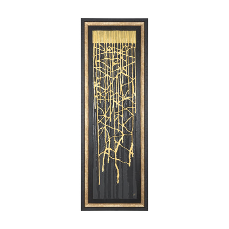 Midas Touch I by Barbara Fleming a Hand Embelished Textured Framed Art Print Matted under Glass by Mercana at Eve Furniture