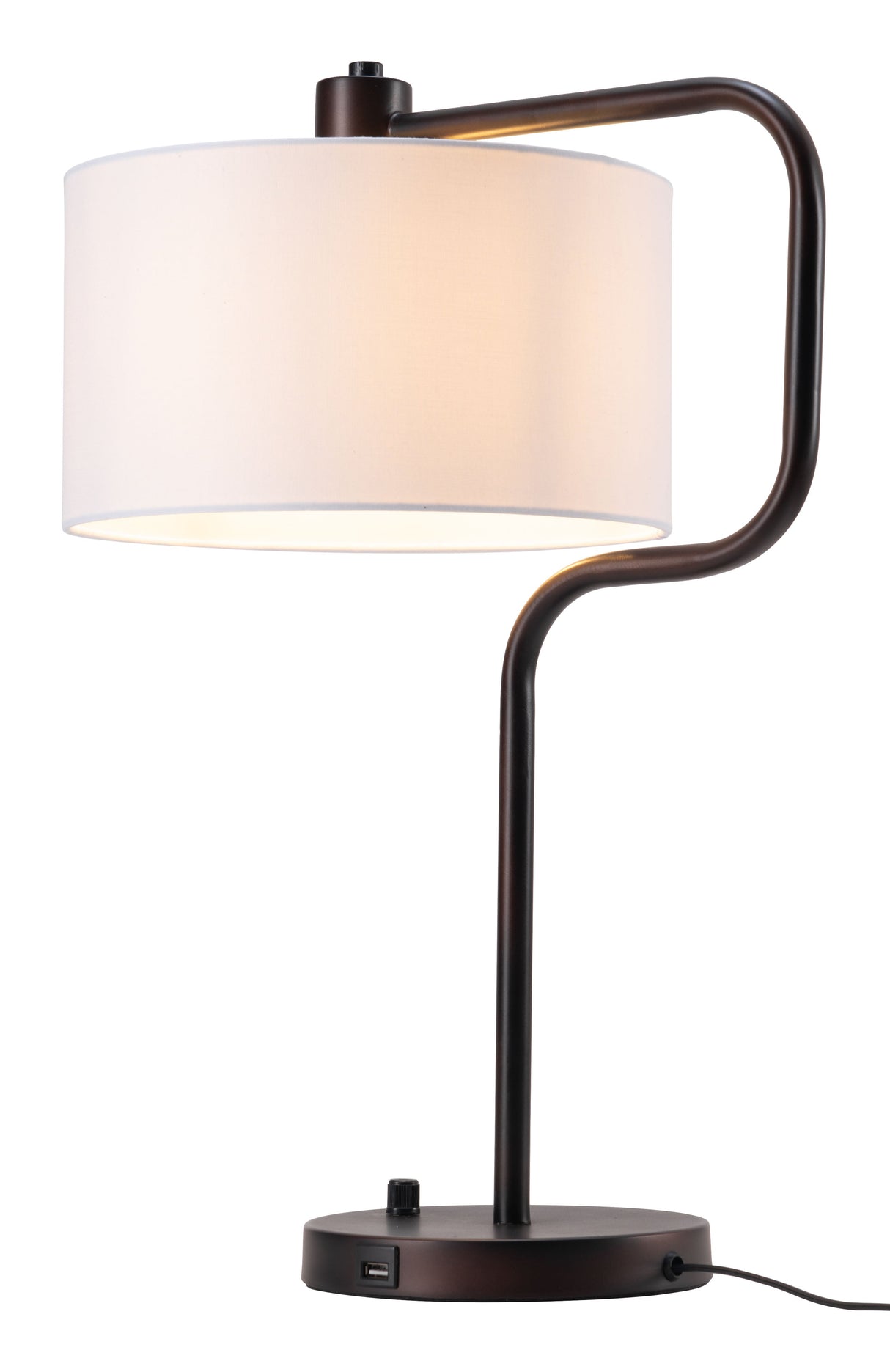 Middlemist White Table Lamp by Zuomod at Eve Furniture