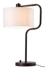 Middlemist White Table Lamp by Zuomod at Eve Furniture