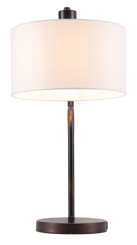 Middlemist White Table Lamp by Zuomod at Eve Furniture