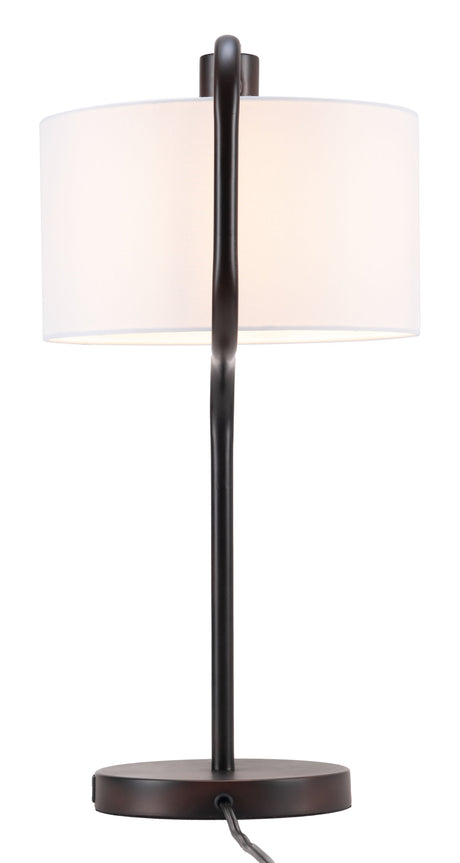 Middlemist White Table Lamp by Zuomod at Eve Furniture