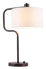 Middlemist White Table Lamp by Zuomod at Eve Furniture