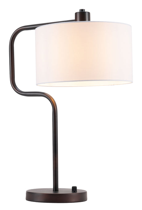 Middlemist White Table Lamp by Zuomod at Eve Furniture
