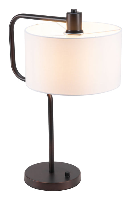 Middlemist White Table Lamp by Zuomod at Eve Furniture