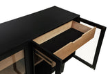 Middleton Black 4-Door Sideboard with Dual Drawers by Coaster at Eve Furniture