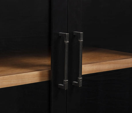 Middleton Black 4-Door Sideboard with Dual Drawers by Coaster at Eve Furniture