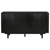 Middleton Black 4-Door Sideboard with Dual Drawers by Coaster at Eve Furniture