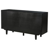 Middleton Black 4-Door Sideboard with Dual Drawers by Coaster at Eve Furniture