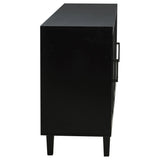 Middleton Black 4-Door Sideboard with Dual Drawers by Coaster at Eve Furniture