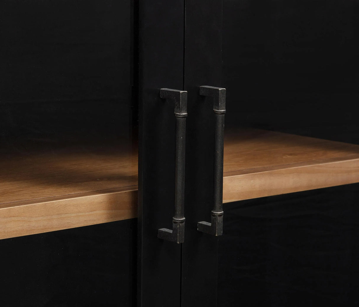 Middleton Black 4-Door Sideboard with Dual Drawers by Coaster at Eve Furniture