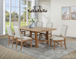 Middleton Brown and Beige 7-Piece Extension Leaf Dining Room Set by Coaster at Eve Furniture