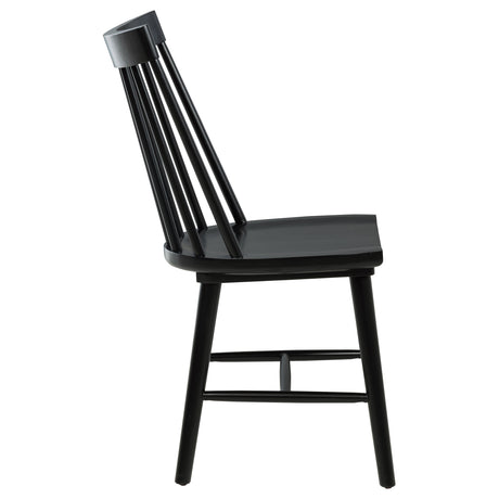 Middleton Brown and Black 9-Piece Extension Leaf Dining Room Set by Coaster at Eve Furniture