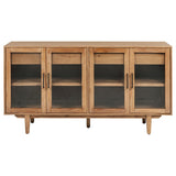 Middleton Natural 4-Door Sideboard with Dual Drawers by Coaster at Eve Furniture