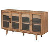 Middleton Natural 4-Door Sideboard with Dual Drawers by Coaster at Eve Furniture
