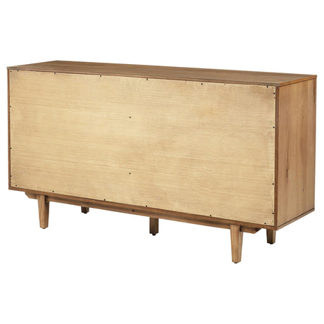 Middleton Natural 4-Door Sideboard with Dual Drawers by Coaster at Eve Furniture