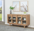 Middleton Natural 4-Door Sideboard with Dual Drawers by Coaster at Eve Furniture