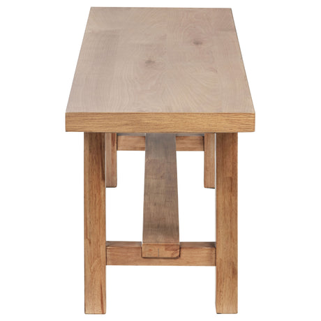 Middleton Natural Brown 6-Piece Extension Leaf Dining Room Set by Coaster at Eve Furniture