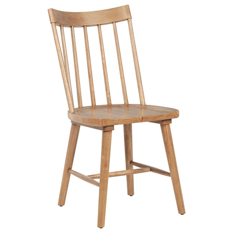 Middleton Natural Brown 7-Piece Extension Leaf Dining Room Set by Coaster at Eve Furniture