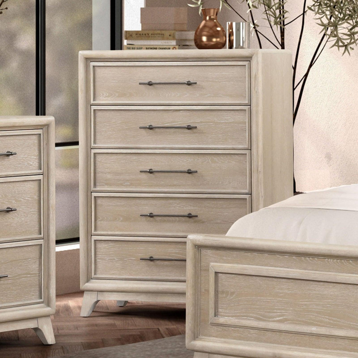 Midhurst Oak Chest by Furniture of America at Eve Furniture