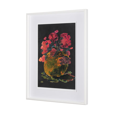 Midnight Flower I by Mercana Studio a Framed Art Print Matted under Glass by Mercana at Eve Furniture