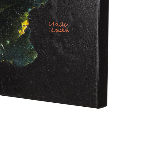 Midnight Flower I by Mercana Studio a Hand Embellished Textured Canvas by Mercana at Eve Furniture
