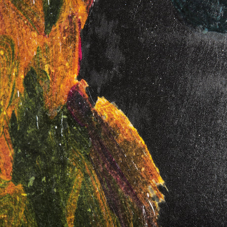 Midnight Flower I by Mercana Studio a Hand Embellished Textured Canvas by Mercana at Eve Furniture