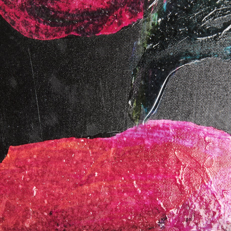 Midnight Flower I by Mercana Studio a Hand Embellished Textured Canvas by Mercana at Eve Furniture