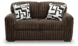 Midnight-Madness Chocolate Living Room Set by Ashley at Eve Furniture