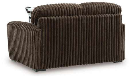 Midnight-Madness Chocolate Living Room Set by Ashley at Eve Furniture