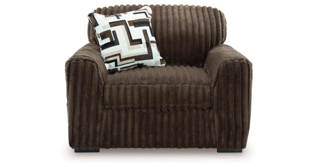 Midnight-Madness Chocolate Living Room Set by Ashley at Eve Furniture