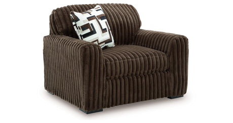 Midnight-Madness Chocolate Living Room Set by Ashley at Eve Furniture