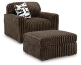 Midnight-Madness Chocolate Living Room Set by Ashley at Eve Furniture