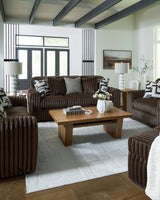 Midnight-Madness Chocolate Living Room Set by Ashley at Eve Furniture