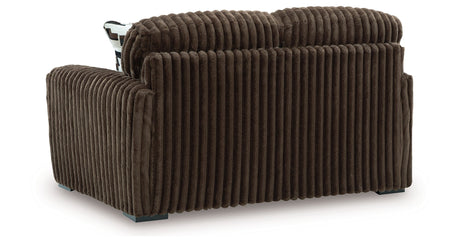 Midnight-Madness Chocolate Living Room Set by Ashley at Eve Furniture