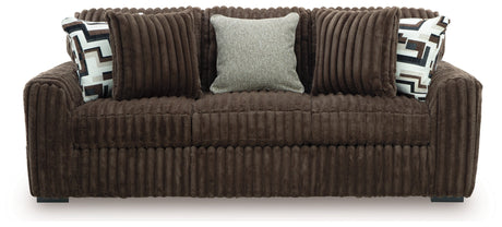 Midnight-Madness Chocolate Living Room Set by Ashley at Eve Furniture