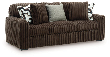 Midnight-Madness Chocolate Living Room Set by Ashley at Eve Furniture