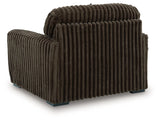 Midnight-Madness Chocolate Oversized Chair by Ashley at Eve Furniture