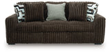 Midnight Madness Chocolate Sofa by Ashley at Eve Furniture