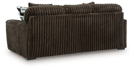 Midnight Madness Chocolate Sofa by Ashley at Eve Furniture