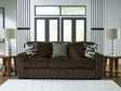 Midnight Madness Chocolate Sofa by Ashley at Eve Furniture