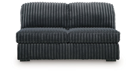 Midnight-Madness Gunmetal 3-Piece Sectional with RAF Chaise by Ashley at Eve Furniture